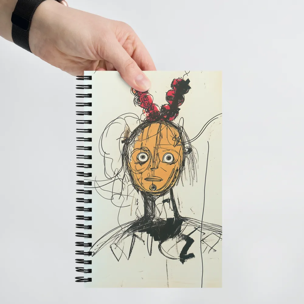 Enigmatic Figure 
 Spiral Notebook | 140 pages