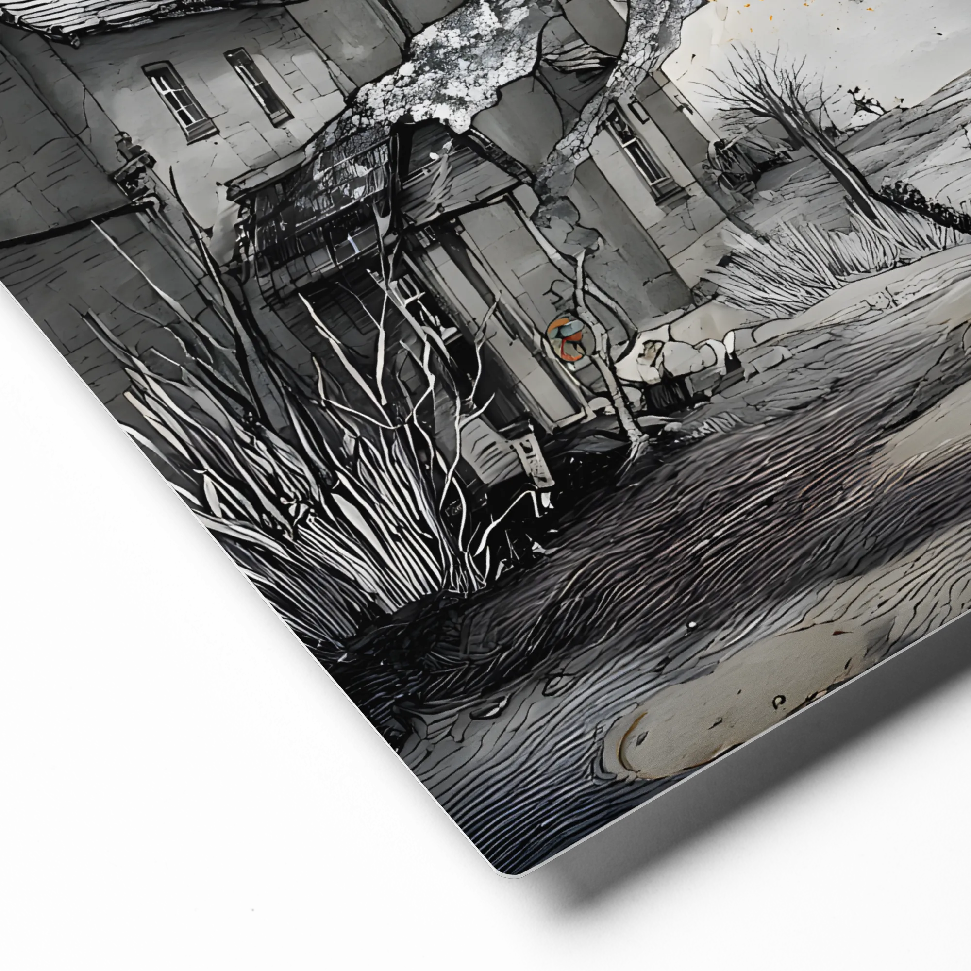 The Hare's Epiphany 
 Canvas | 14″x 14″