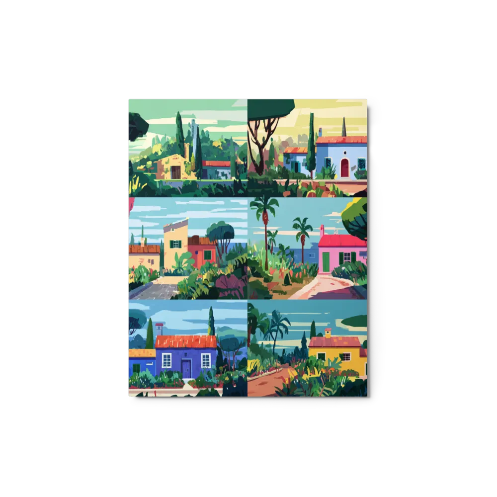 Sunlit Villa Collage