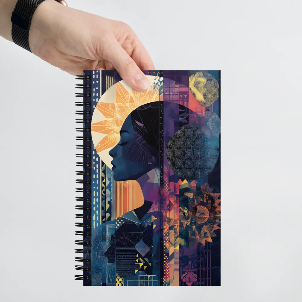 Geometric Muse 
 Spiral Notebook | 140 pages