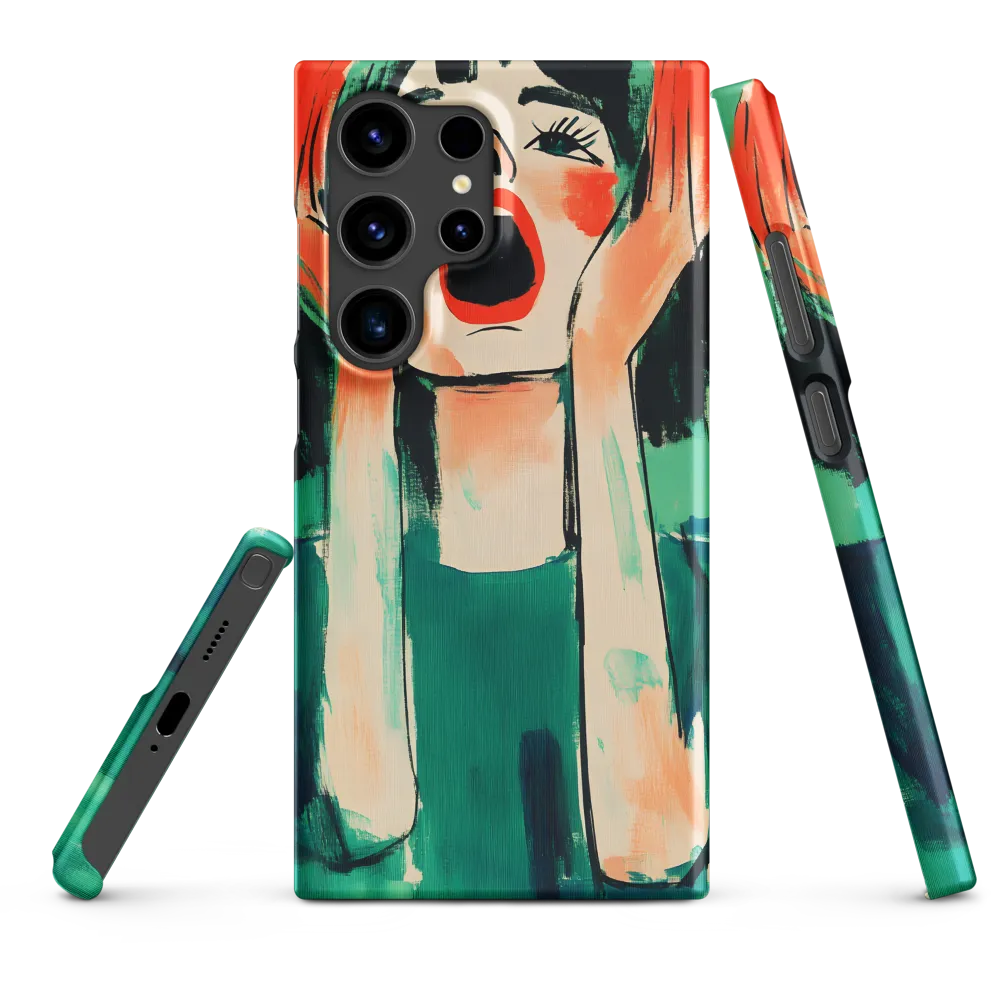 Woman in Anguish Illustration | Phone Case