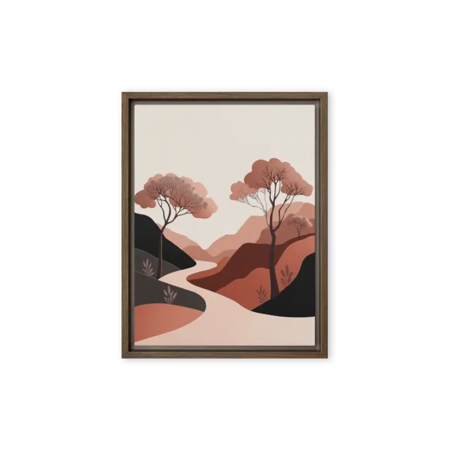 Earth Tones Winding Path | Art Print