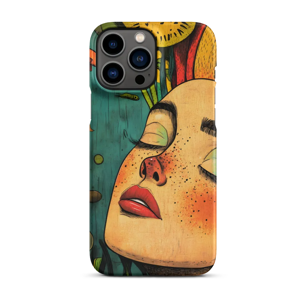 Underwater Woman with Fish | Phone Case