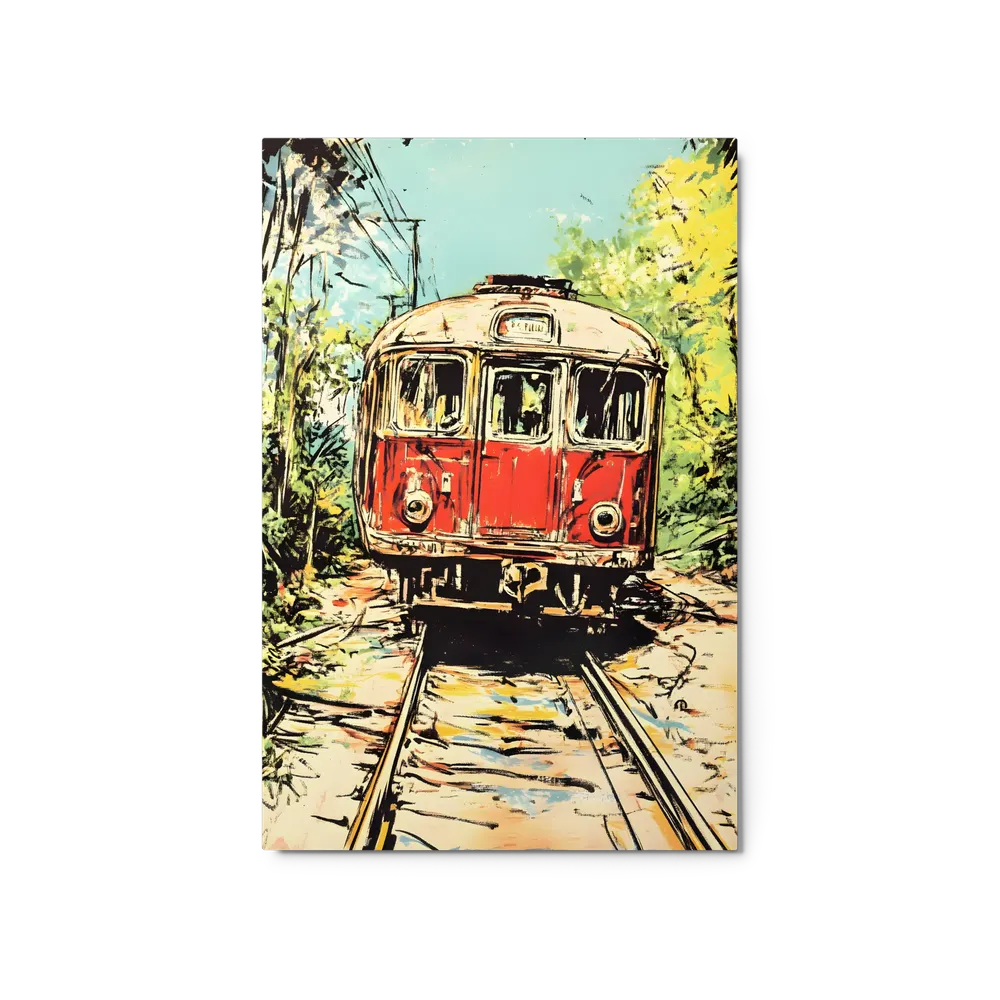 Vintage Forest Tram | Art Print