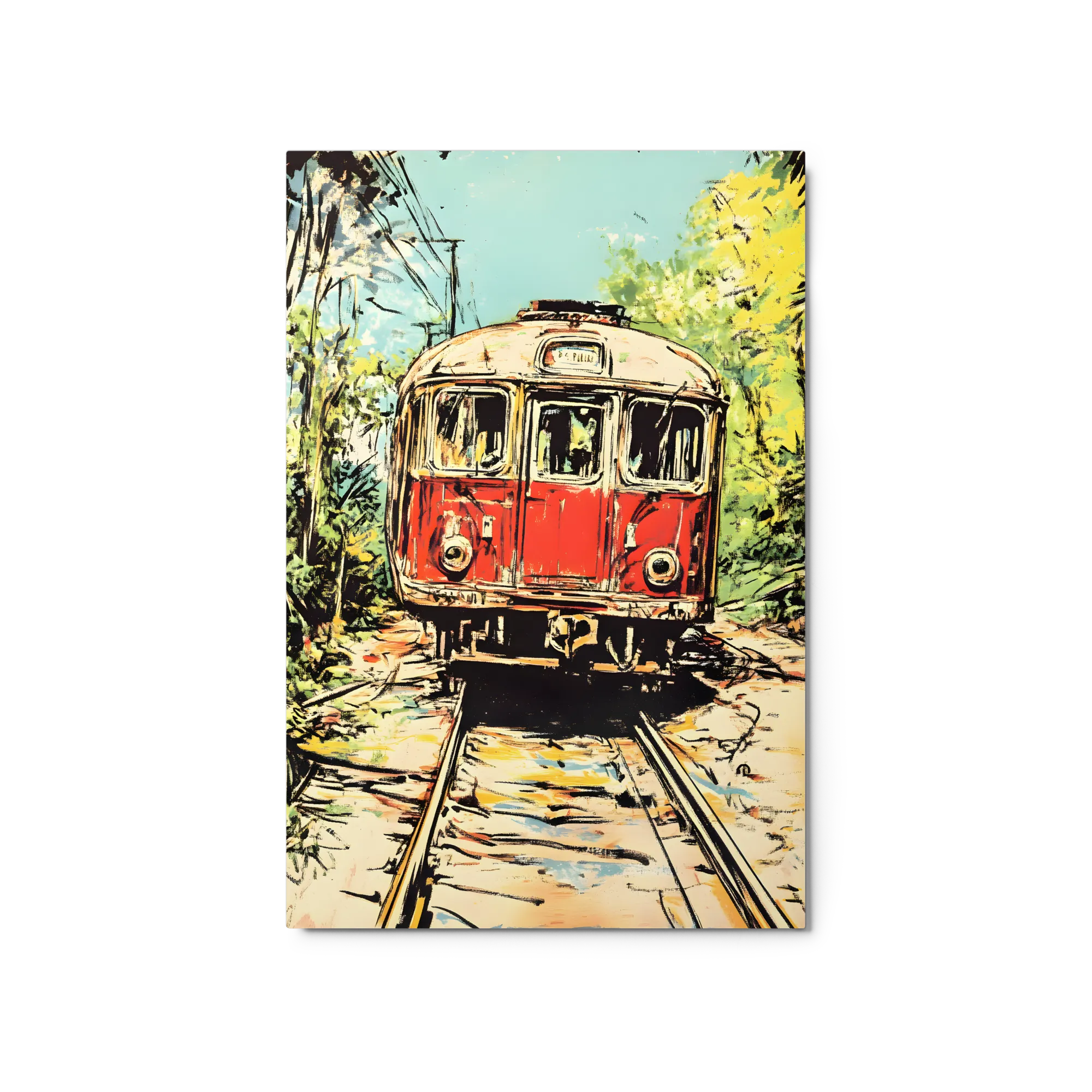 Tram Vintage nella Foresta