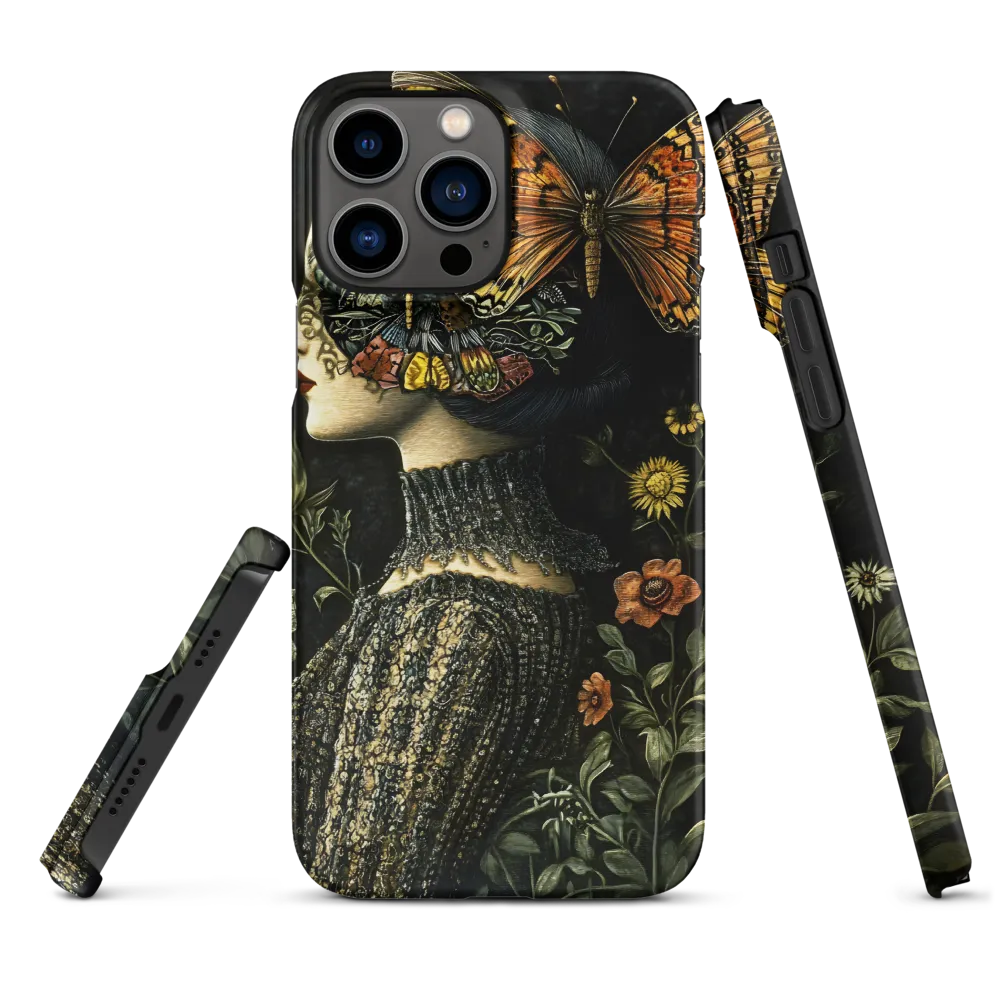 Woman with Butterfly Mask | Phone Case