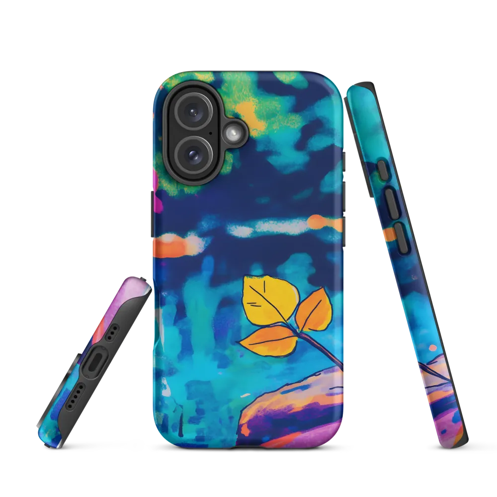 Floating Leaves Abstract | Phone Case