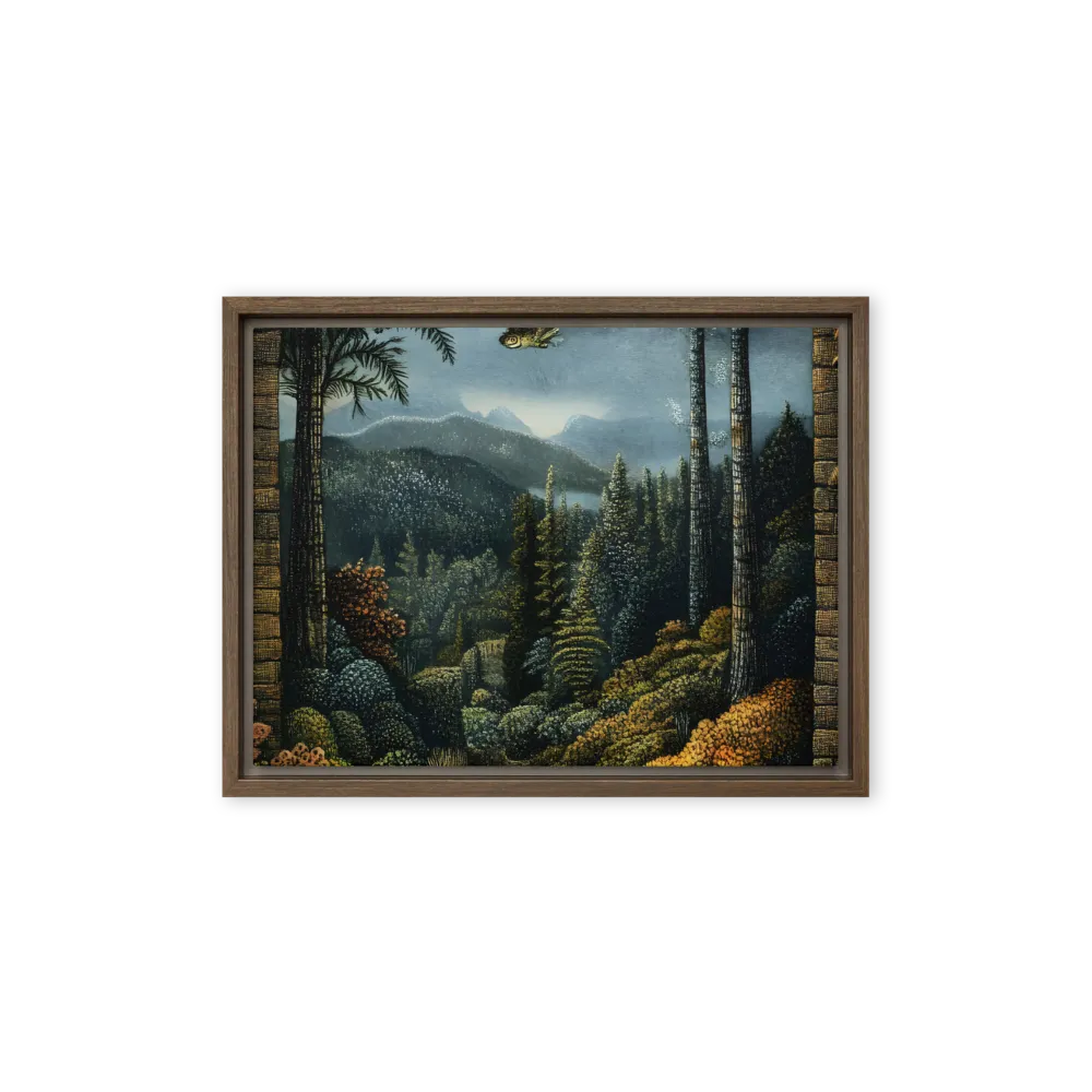 Glimpse into the Ancient Realm 
 Poster with Black Frame | 12″x 16″