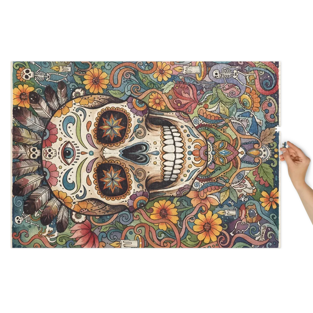 Sugar Skull Portrait | Jigsaw Puzzles