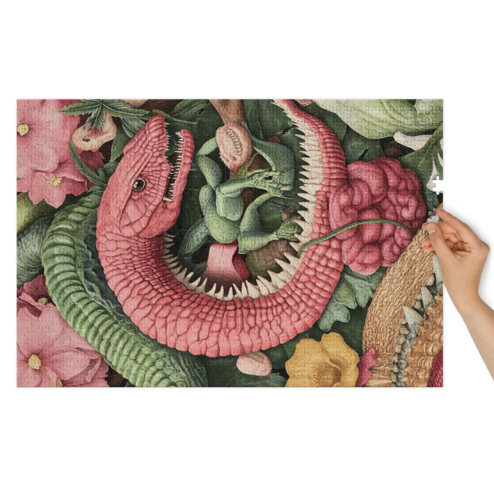Mistério Enroscado da Selva 
 Puzzle em caixa de metal