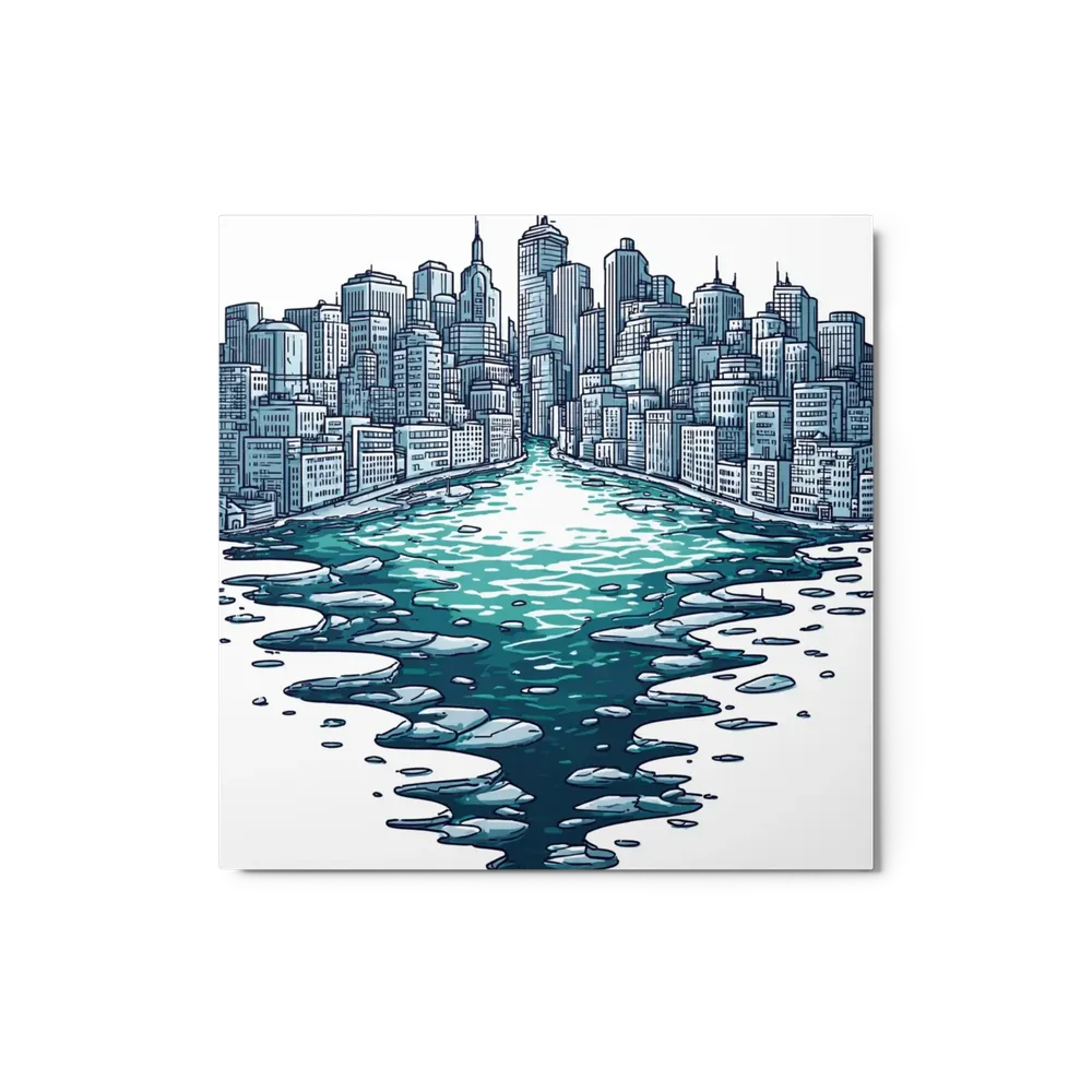 Frozen Cityscape | Art Print