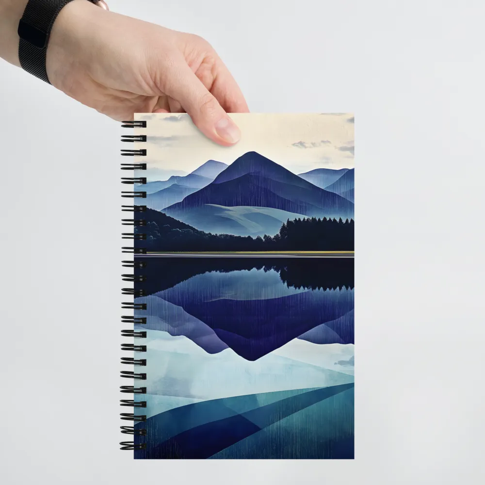 Serene Mountain Reflection 
 Spiral Notebook | 140 pages