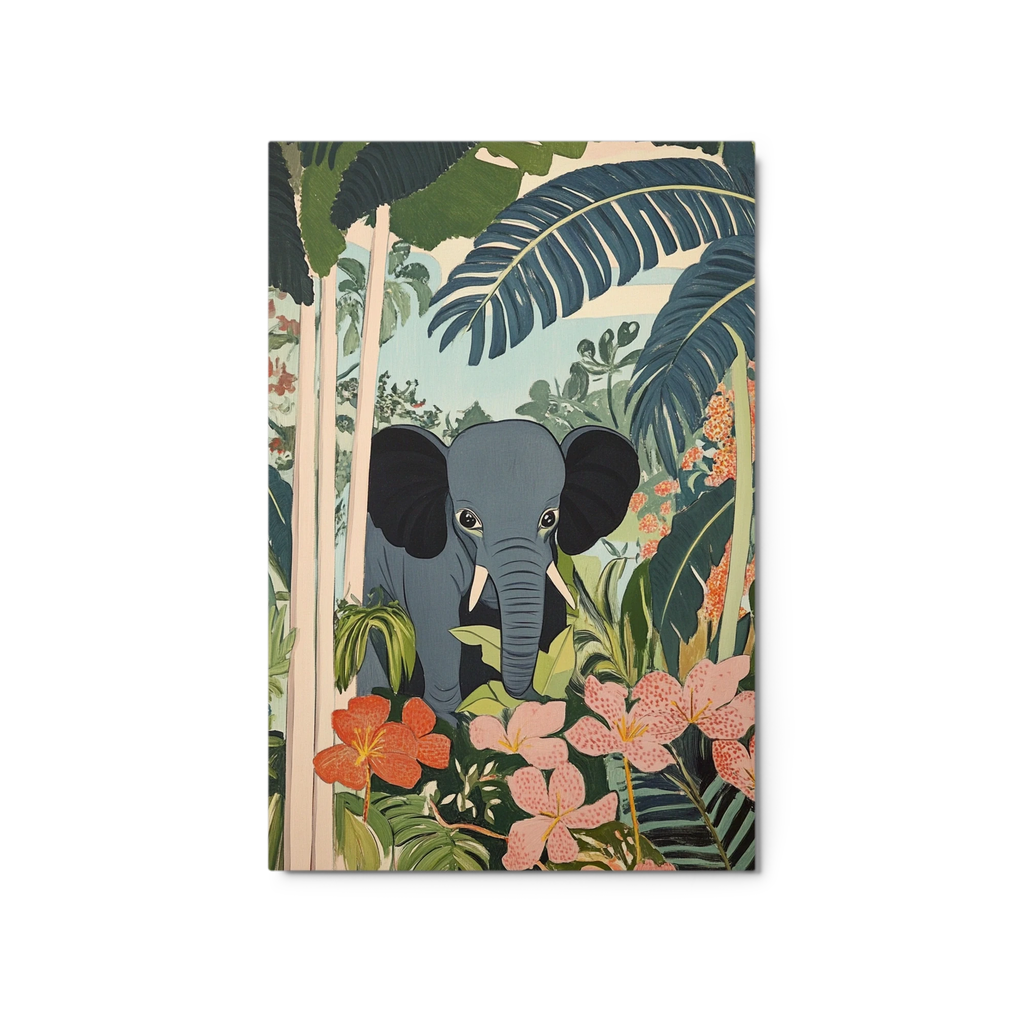 Elephant in Tropical Jungle
