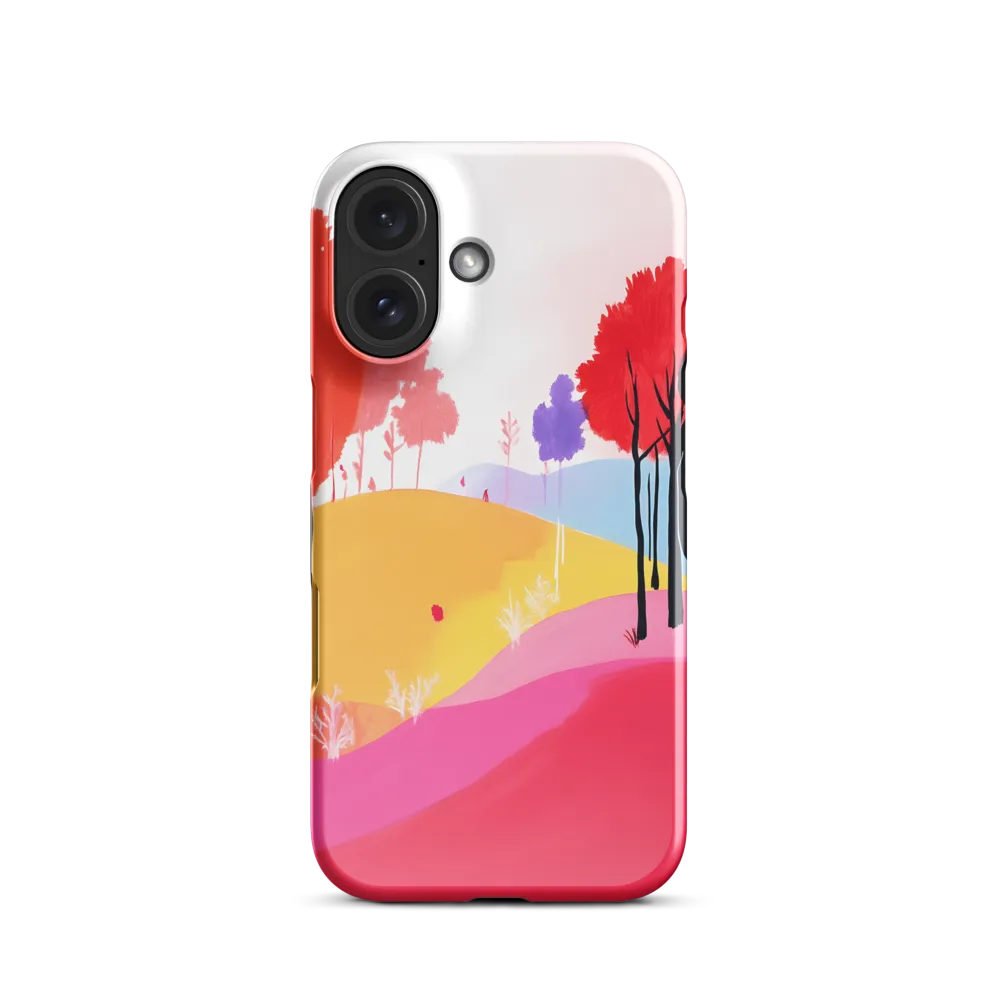 Colorful Abstract Landscape 
 iPhone 14 | Snap Case