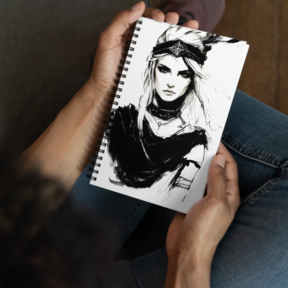 Warrior Spirit Portrait 
 Spiral Notebook | 140 pages
