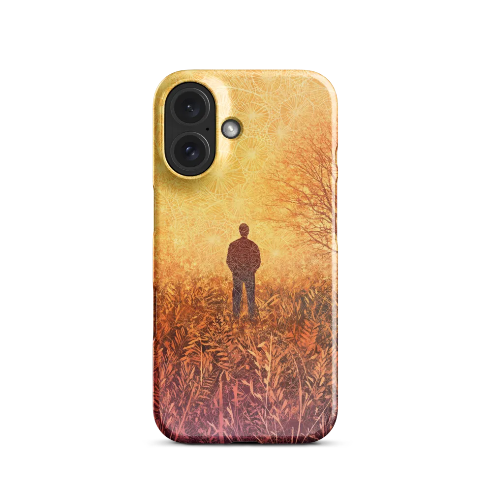 Golden Horizon Silhouette 
 Samsung Galaxy S25 | Snap Case