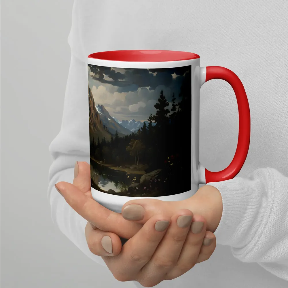 Alpine Reflection 
 Mug with Black inside | 15 oz