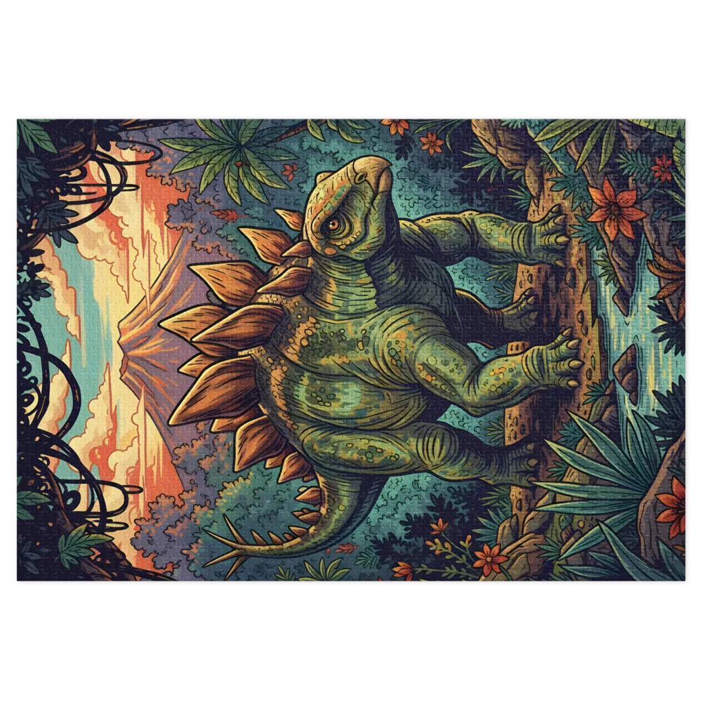 Jungle Stegosaurus | Jigsaw Puzzles