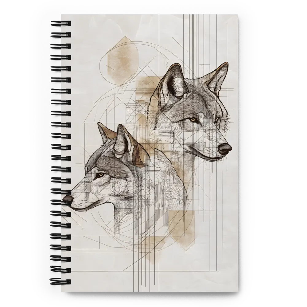 Wolves in Geometry 
 Spiral Notebook | 140 pages