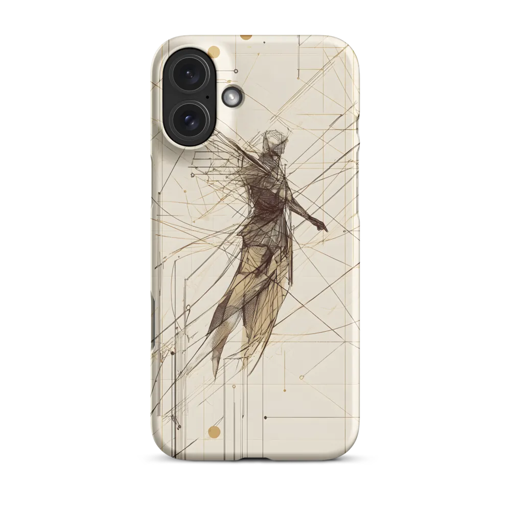 Abstract Geometric Figure Drawing | Phone Case