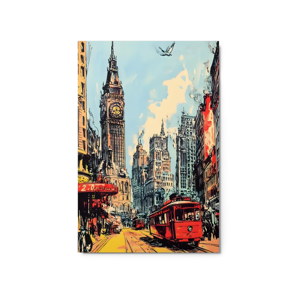 London Cityscape with Tram | Art Print
