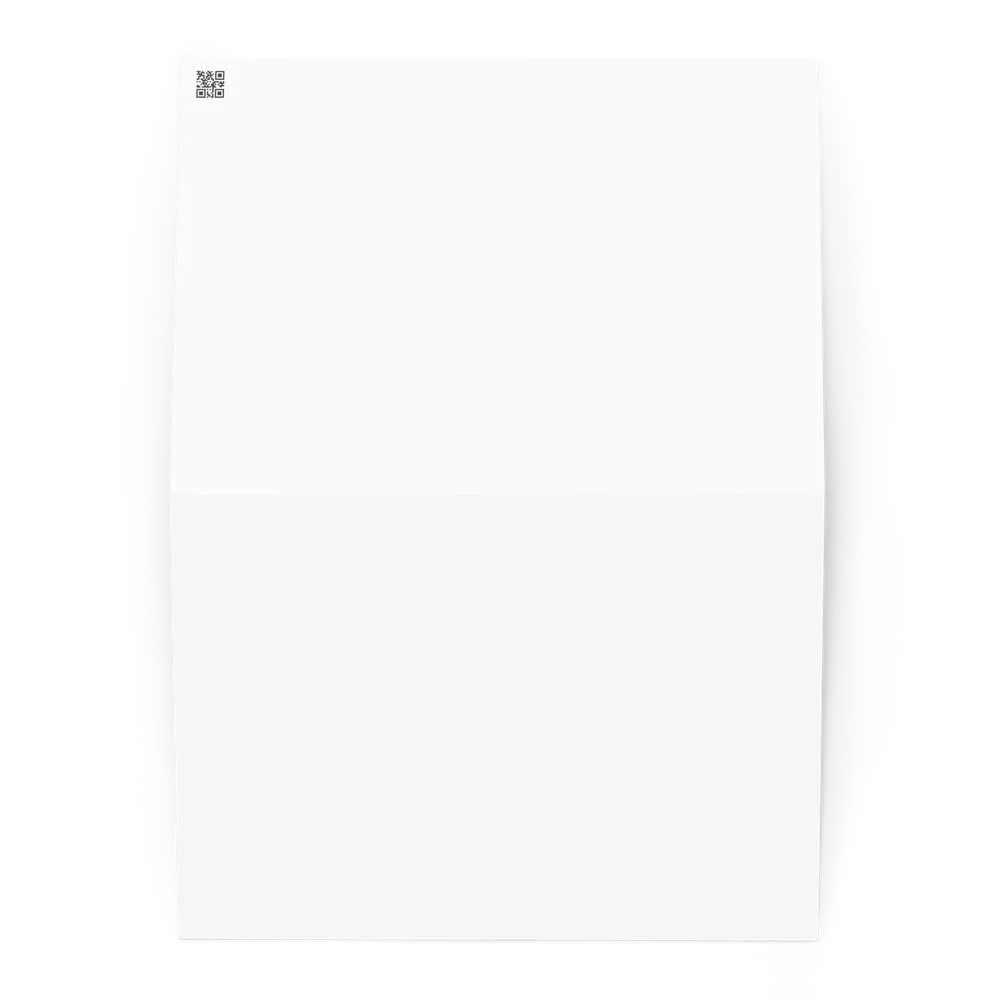 Black Field 
 Greeting Card | 5.83″×8.27″