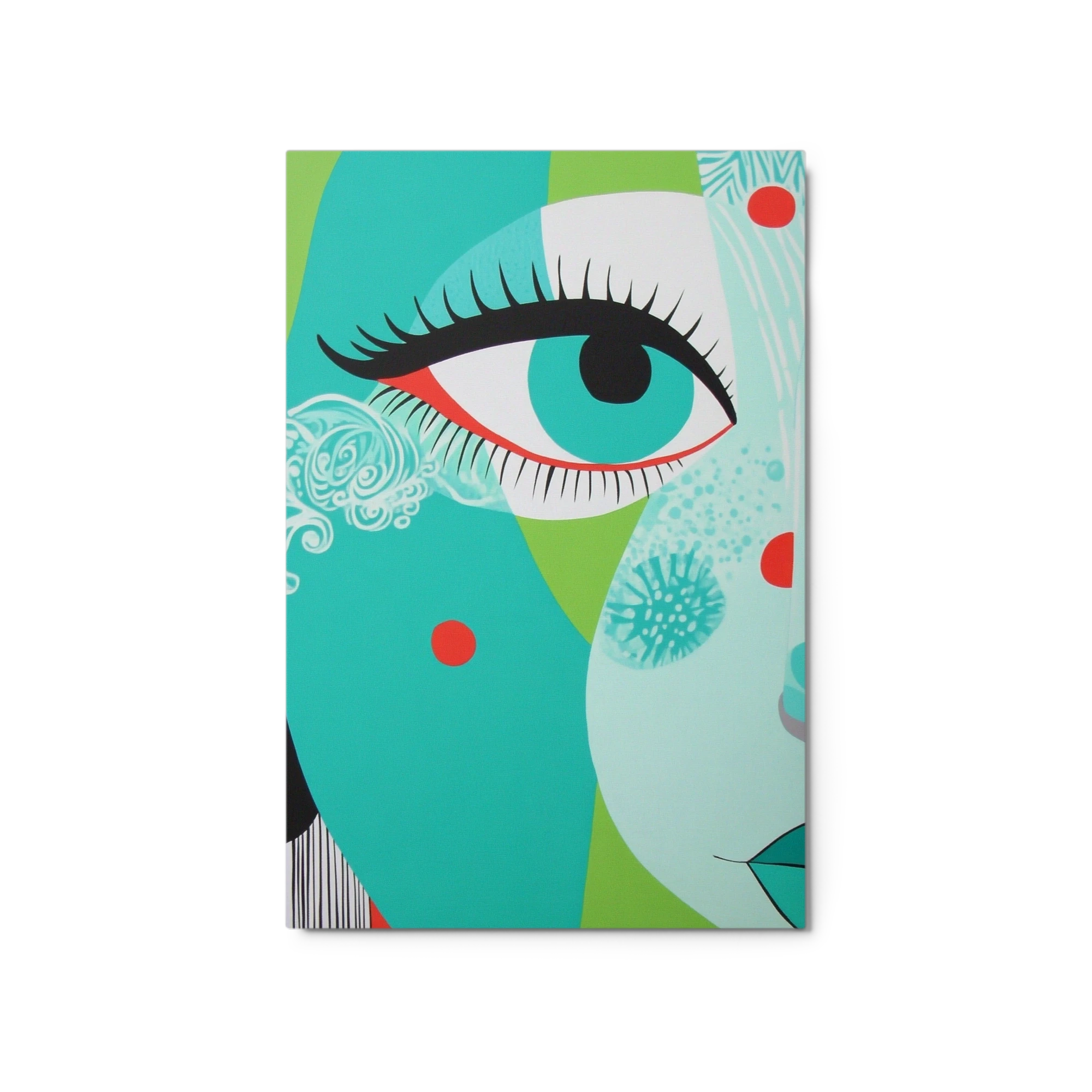 Abstract Modern Face with Eye