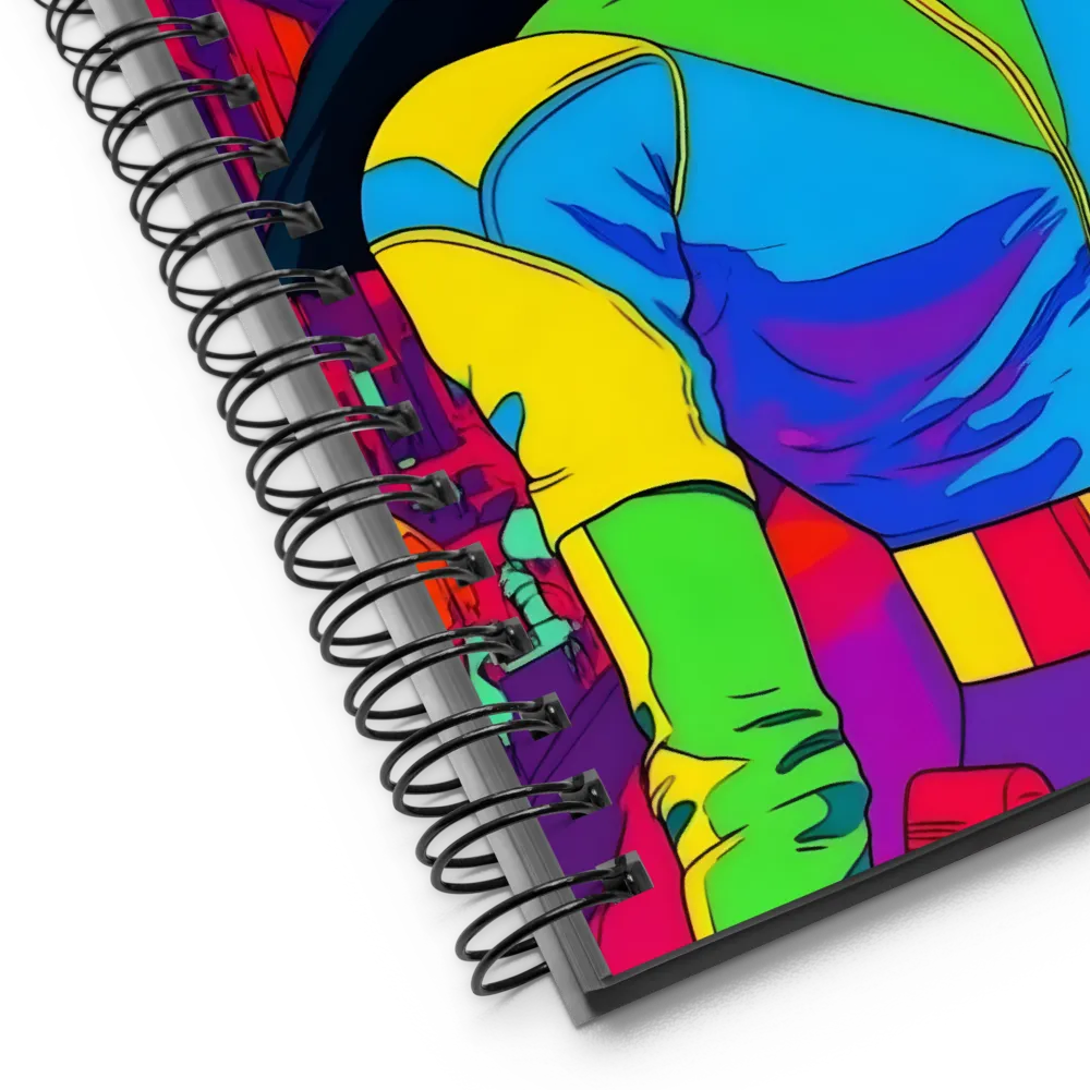 Cosmic City Wanderer 
 Spiral Notebook | 140 pages