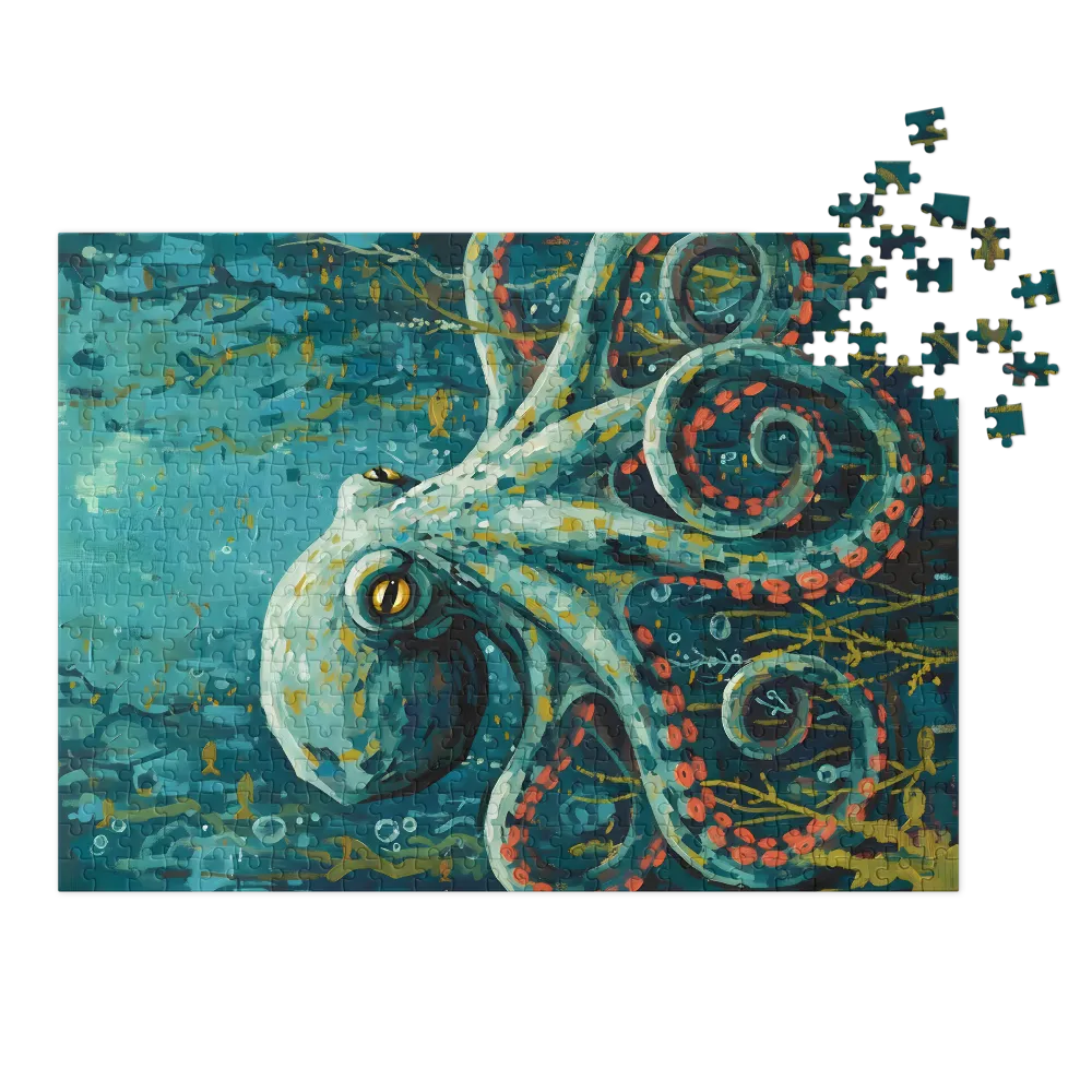 Teal Octopus