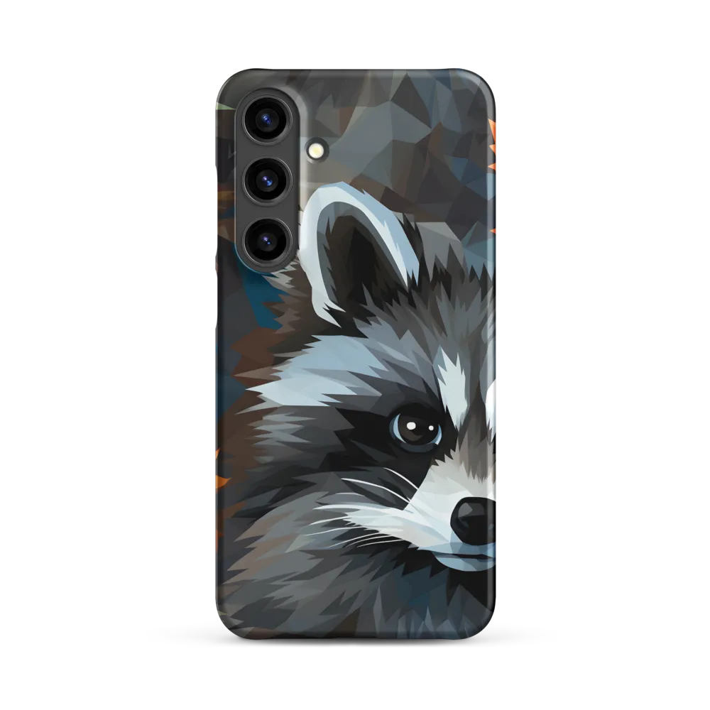 Raccoon with Autumn Leaves | Phone Case