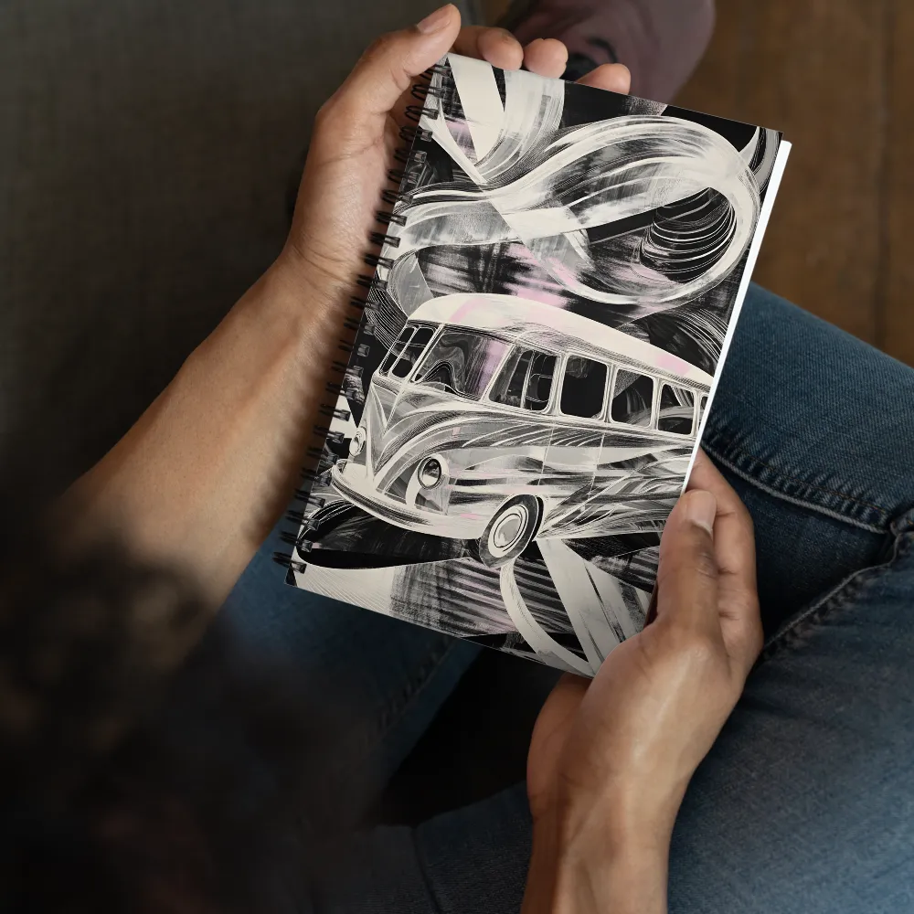Retro Bus Flow 
 Spiral Notebook | 140 pages
