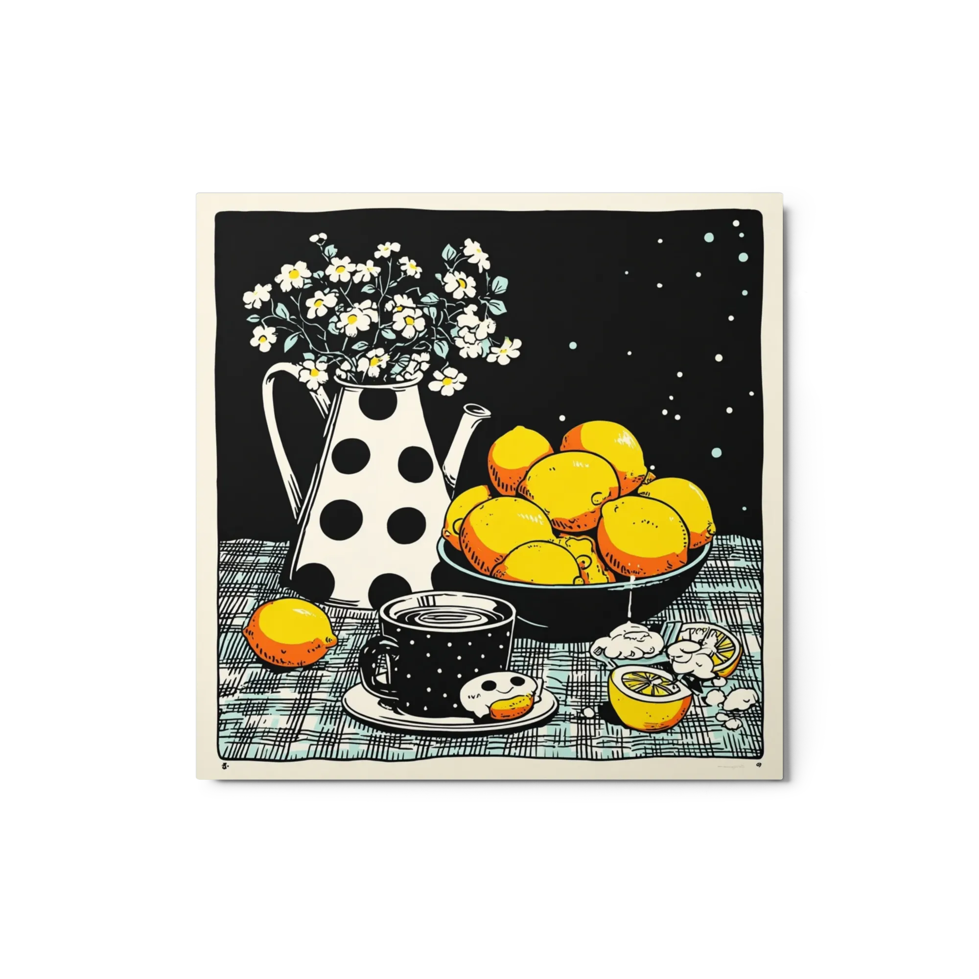 Lemons and Polka Dots