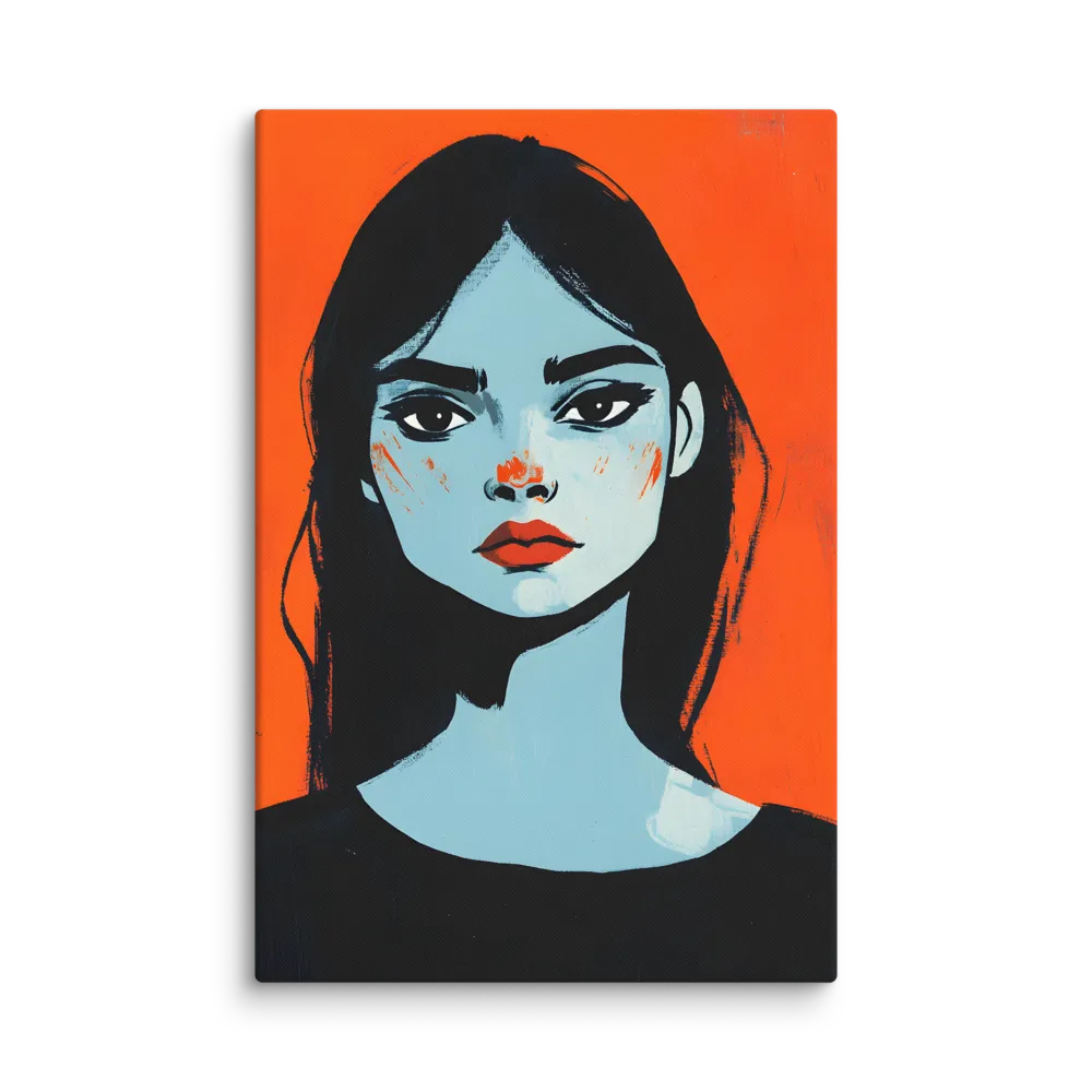 Siren in Orange 
 Canvas | 40″x 60″