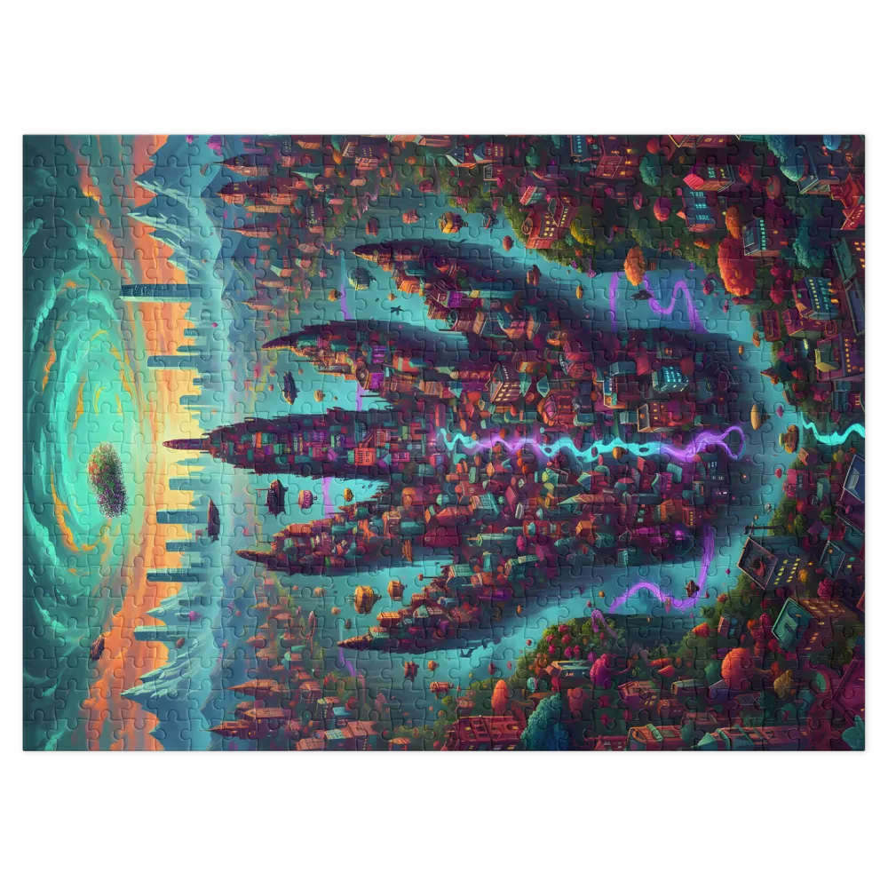 Otherworldly Floating City | Jigsaw Puzzles