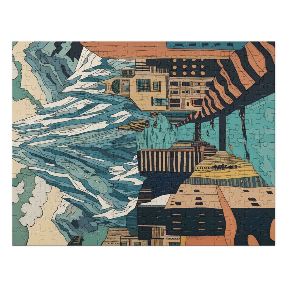Glacial Cityscape | Jigsaw Puzzles