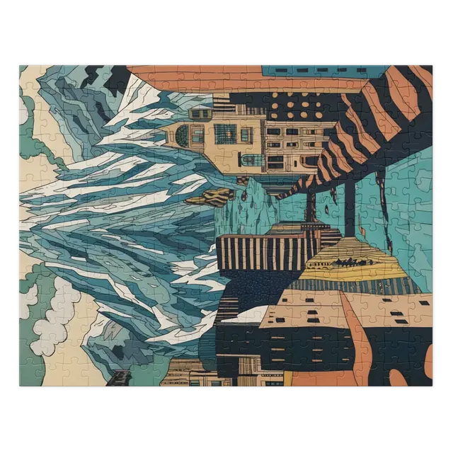 Glacial Cityscape | Jigsaw Puzzles