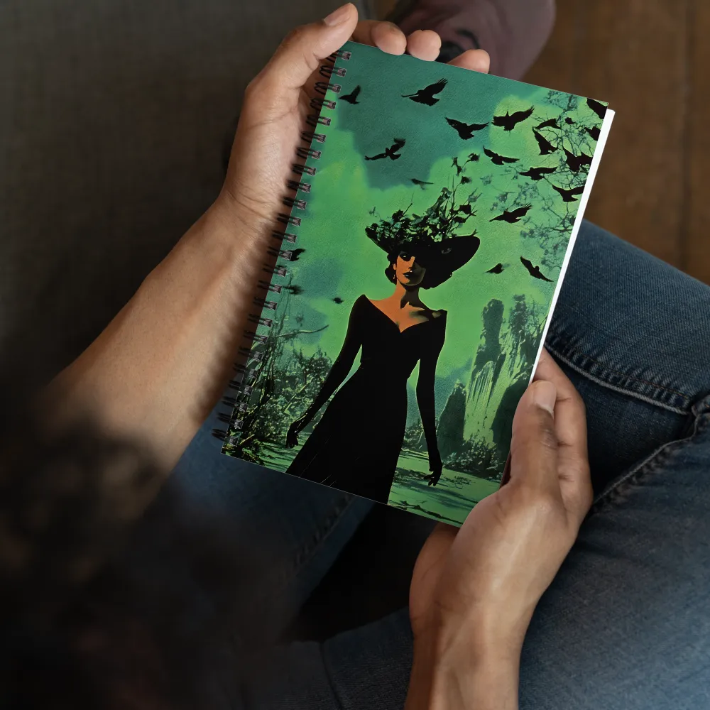 The Crow Queen 
 Spiral Notebook | 140 pages