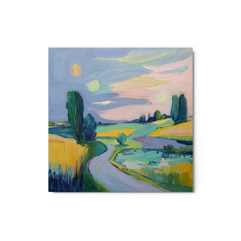 Three Moons Over Pastoral Hills | Art Print