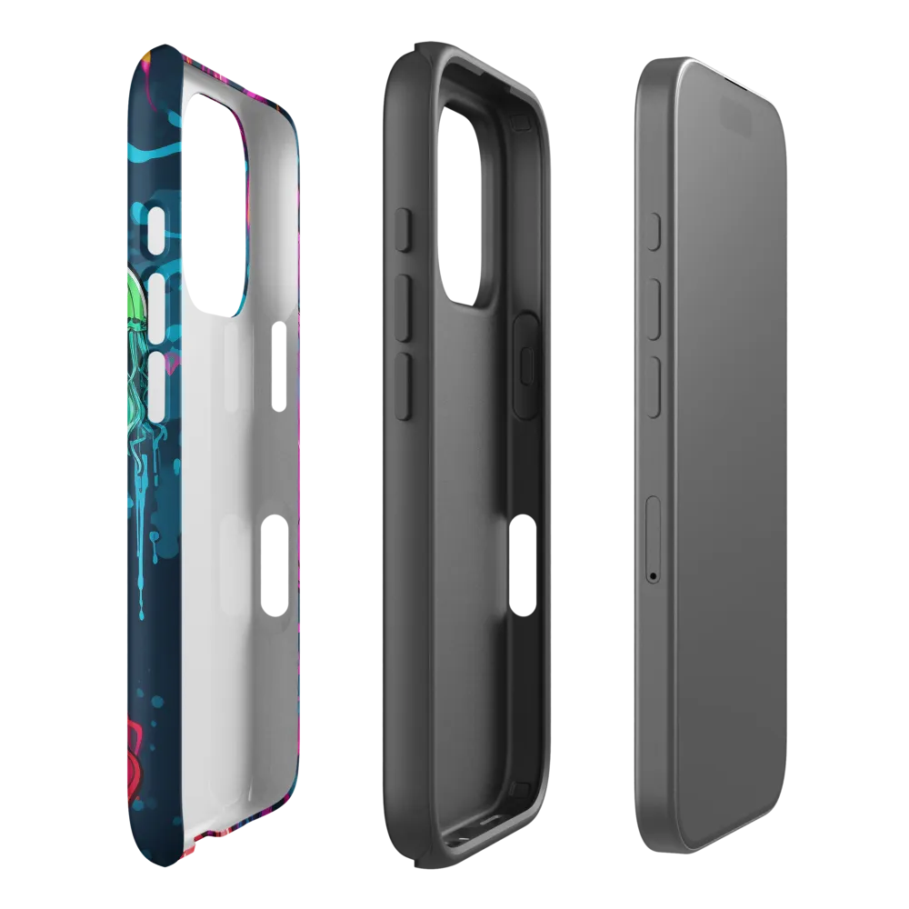 Colorful Jellyfish Illustration | Phone Case