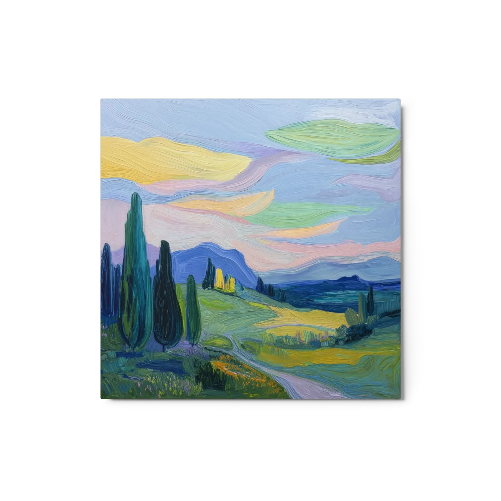Swirling Tuscan Sunset