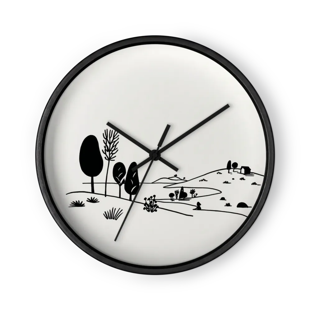 Pastoral Quietude | Wall Clock