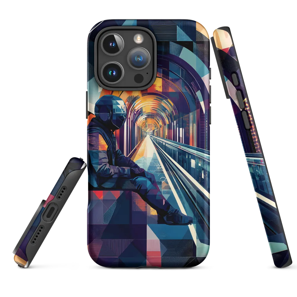 Space Traveler in Geometric Urban Tunnel