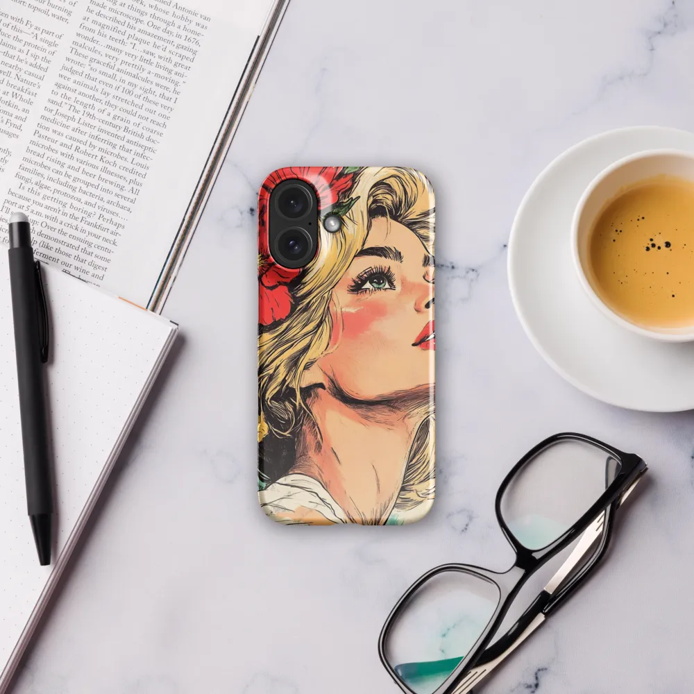 Floral Pop Portrait 
 iPhone 16 Pro | Tough Case