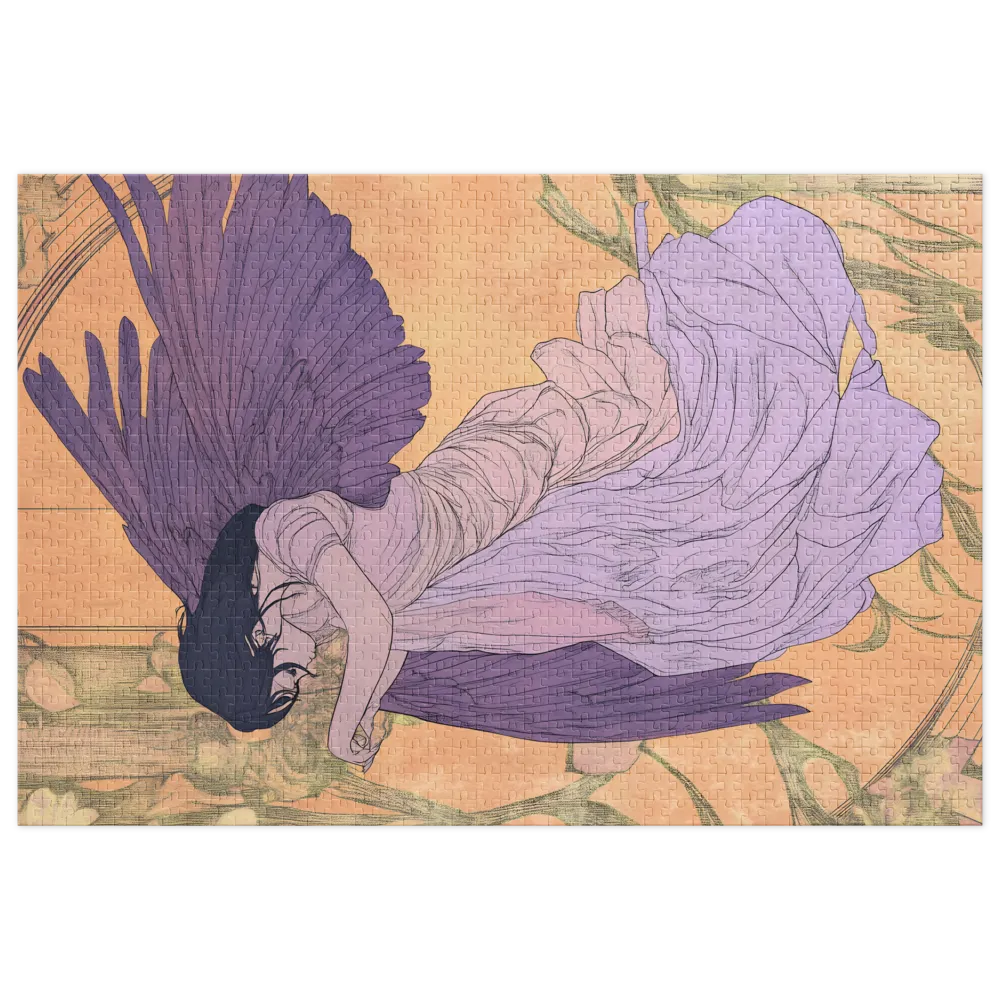 Whispers of a Winged Spirit 
 Jigsaw Puzzle in Tin Box