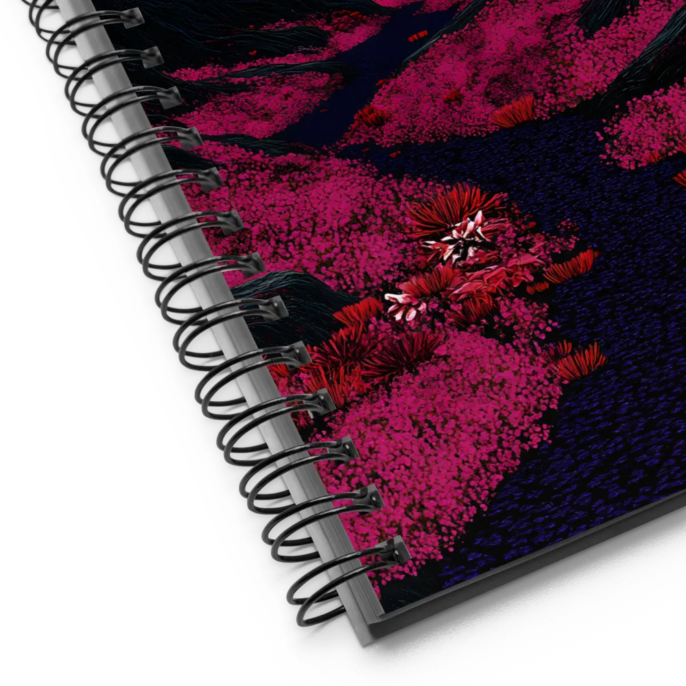 Crimson Valley Dream 
 Spiral Notebook | 140 pages
