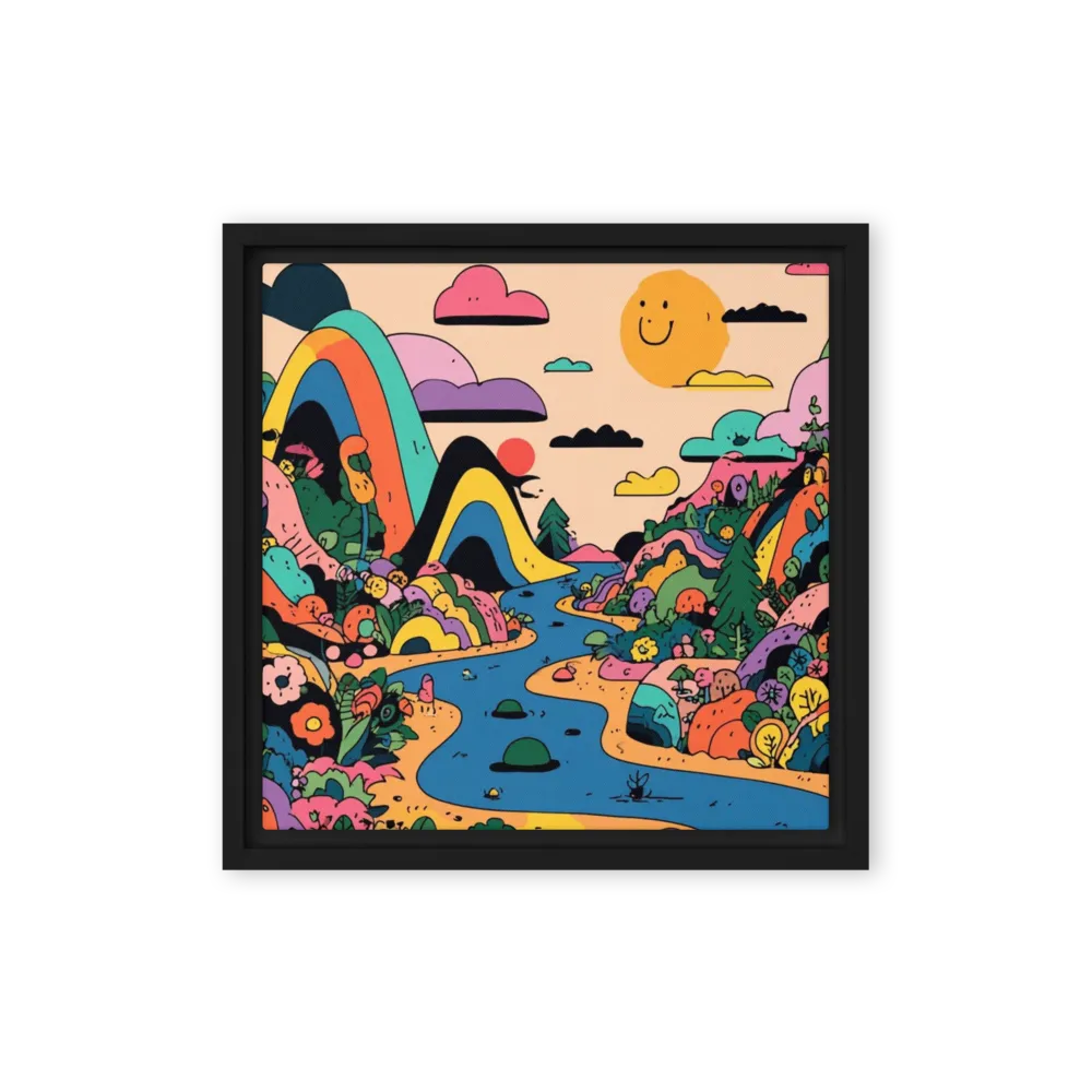 River of Joy 
 Metal Print | 12″x 12″