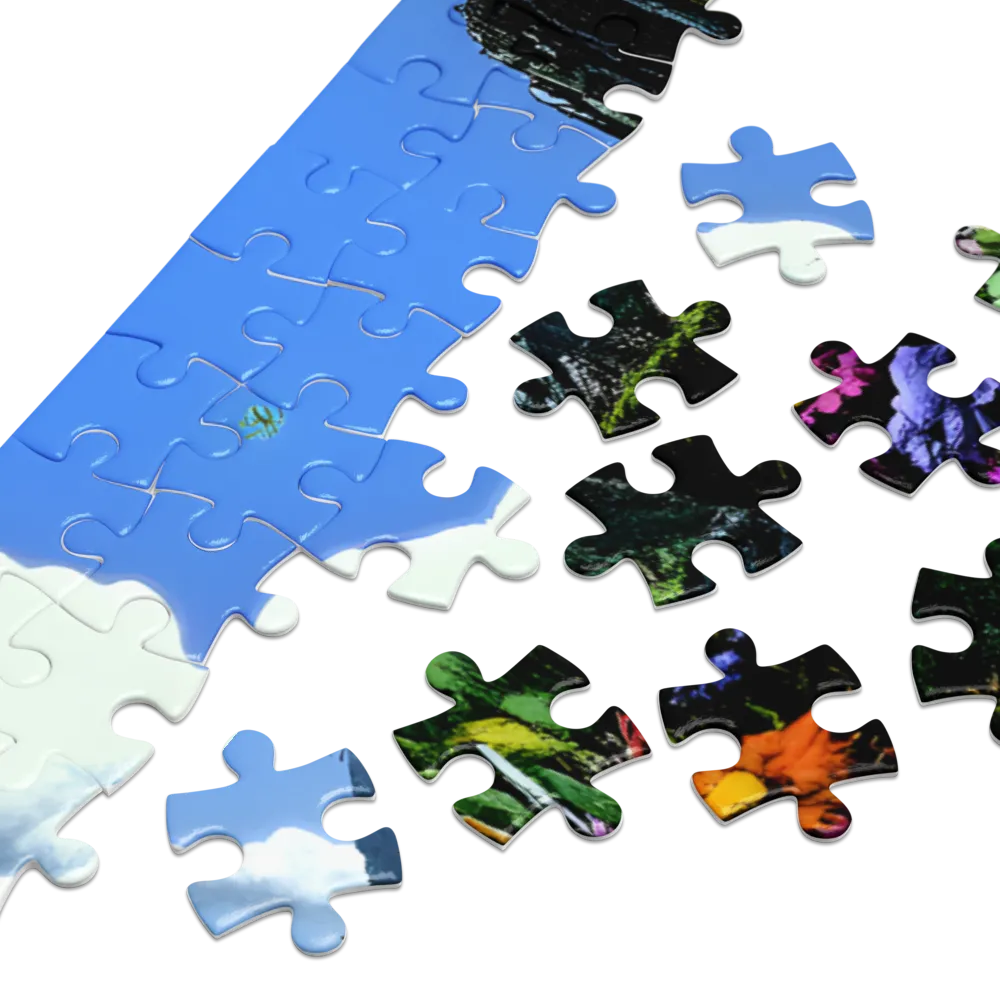 Realm of Verdant Dreams 
 Jigsaw Puzzle in Tin Box