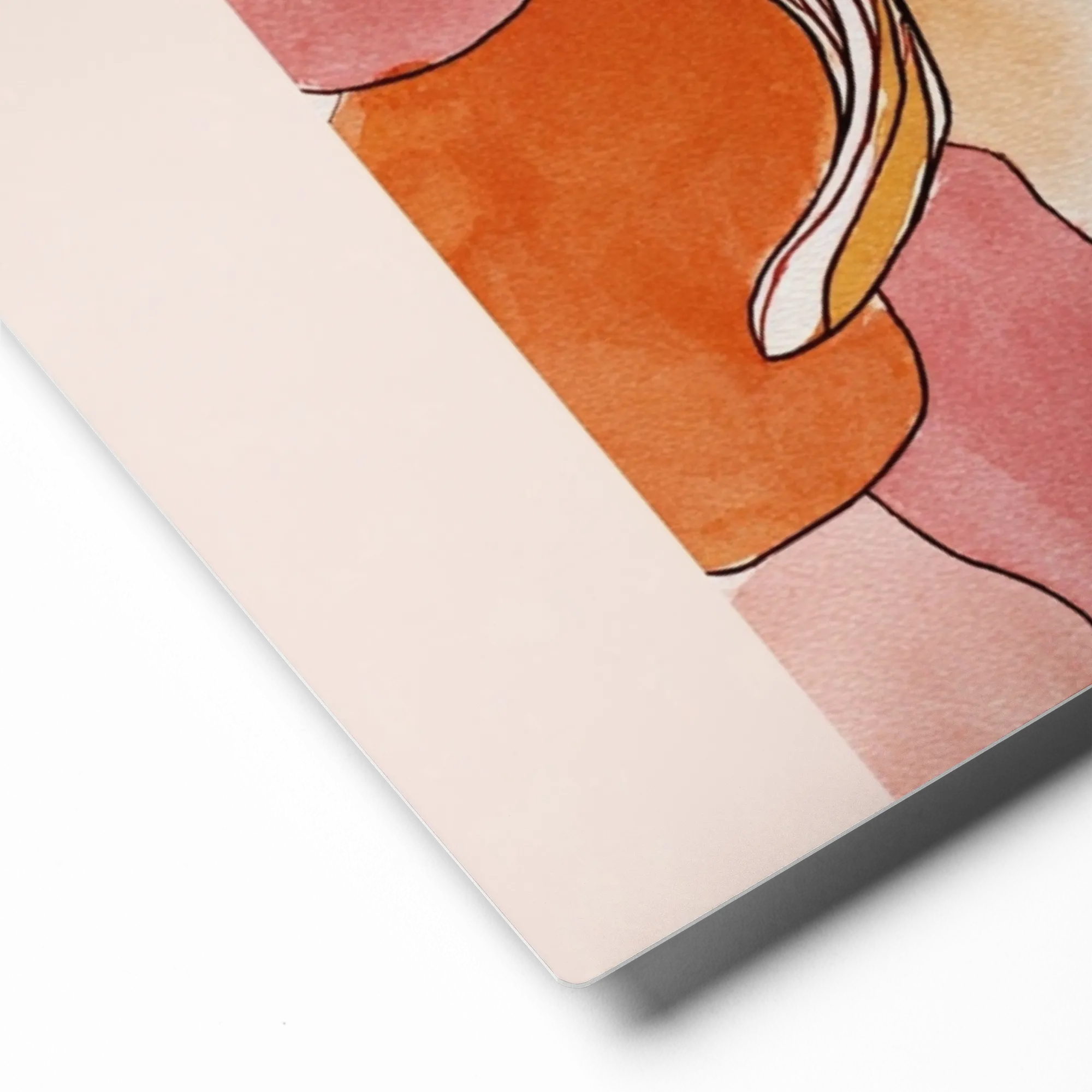 Warm Shades Woman Portrait | Art Print