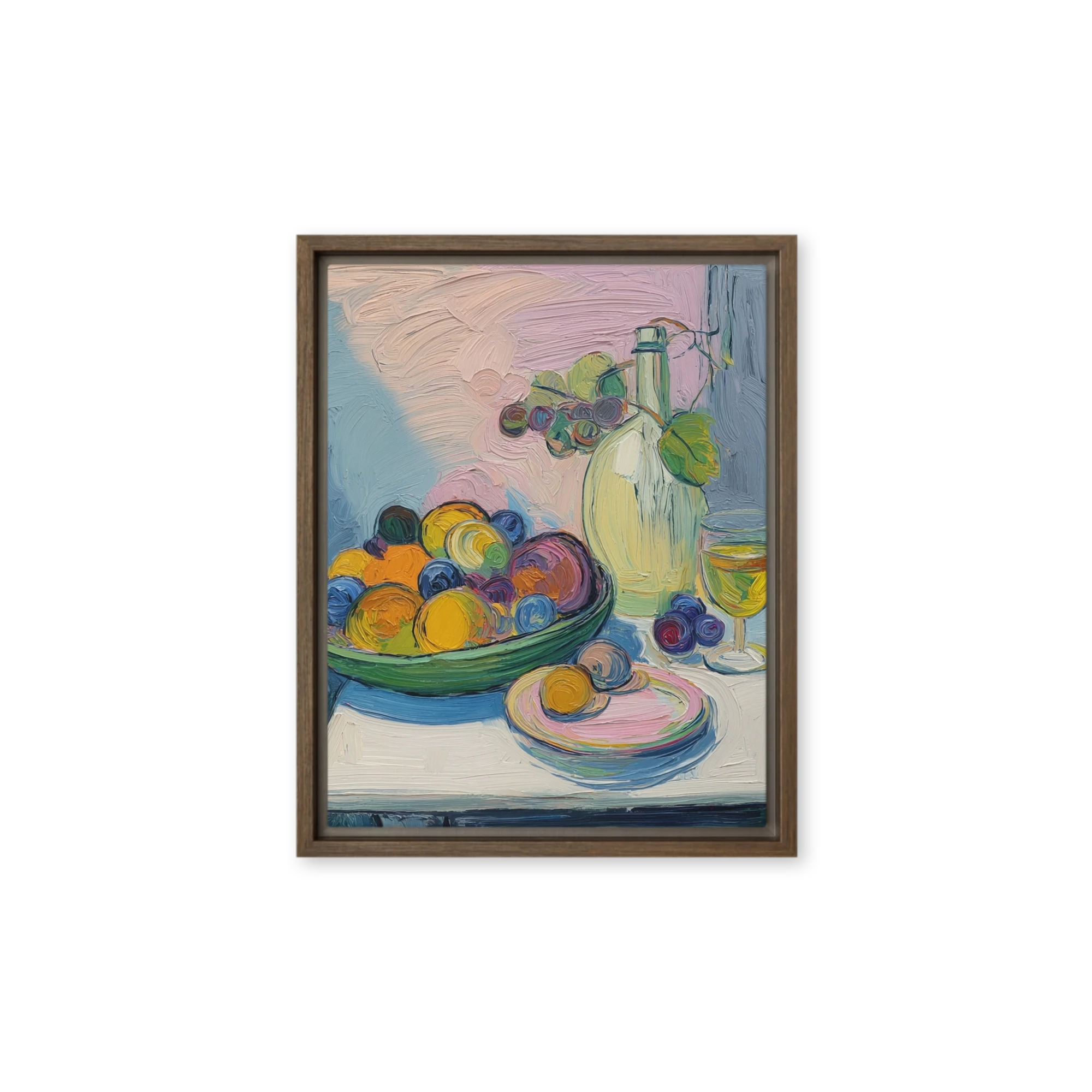 Still Life with Wine and Fruit