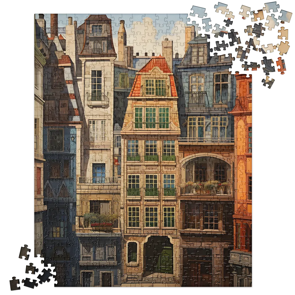 European Cityscape Layers 
 Jigsaw Puzzle